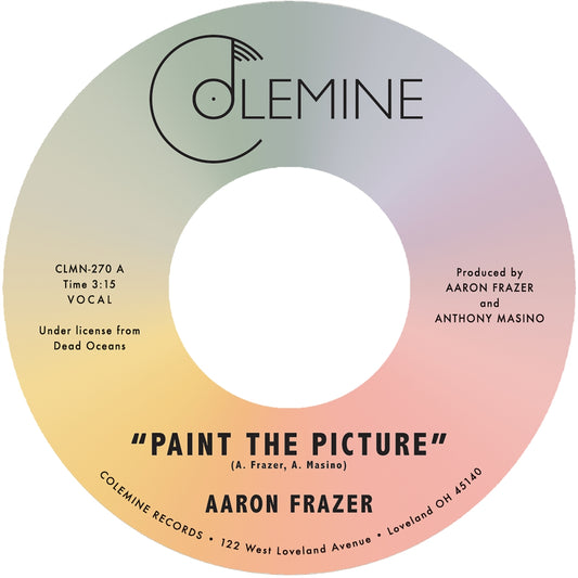 Aaron Frazer  - Paint The Picture / Back Into The World Vinyl, 7" transparent