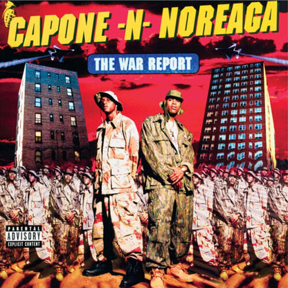 Capone -N- Noreaga – The War Report 2x Vinyl, LP, Album, Reissue, Limited Edt red-blue splatter