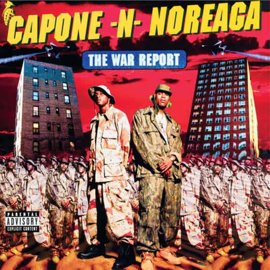 Capone -N- Noreaga – The War Report 2x Vinyl, LP, Album, Reissue, Limited Edt red-blue splatter
