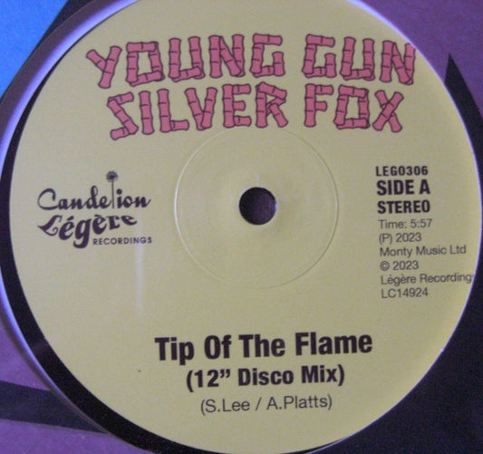 Young Gun Silver Fox – Tip Of The Flame / Rolling Back Vinyl, 12", Maxi