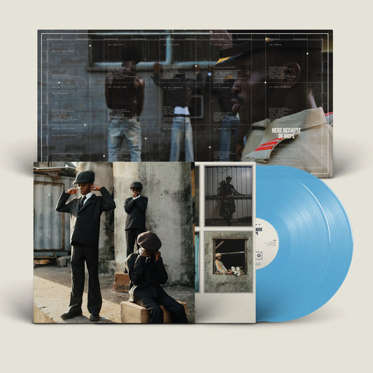 Ezra Collective - Here Because Of Hope 2x Vinyl, LP, Album blue translucent