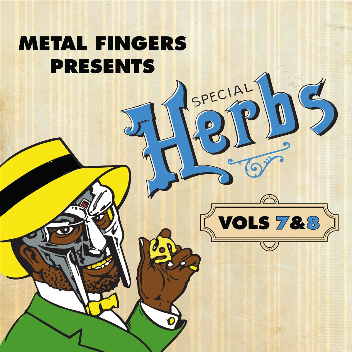 MF Doom: Metal Fingers – Special Herbs (Vols 7&8) 2x Vinyl, LP, Album blue