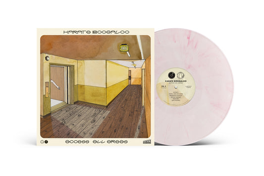 Karate Boogaloo - Access All Areas Vinyl, LP, Album pink pastel