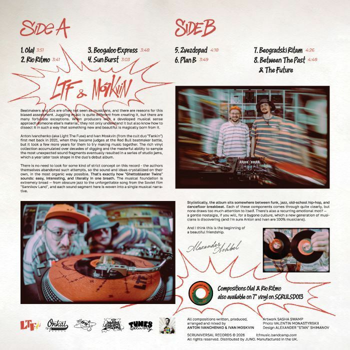LTF / Moskvin - Ghettoblaster Twins Vinyl, LP, Album