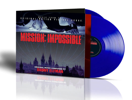 Danny Elfman – Mission: Impossible (Music From The Original Motion Picture Score) 2x Vinyl, LP, Reissue, Blue