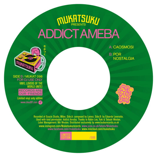Addict Ameba - Caosmosi / Por Nostalgia Vinyl, 7", Limited