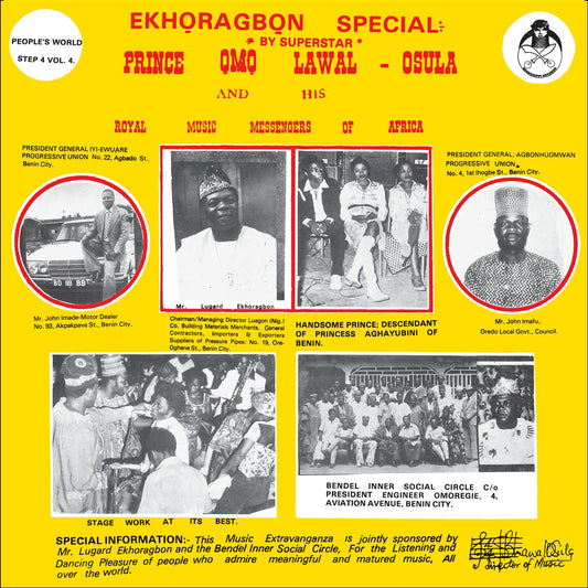 Prince Omo Lawal-Osula + His Royal Music Messengers Of Nigeria - Oru Ye Ye Ye Vinyl, LP, Album, Reissue