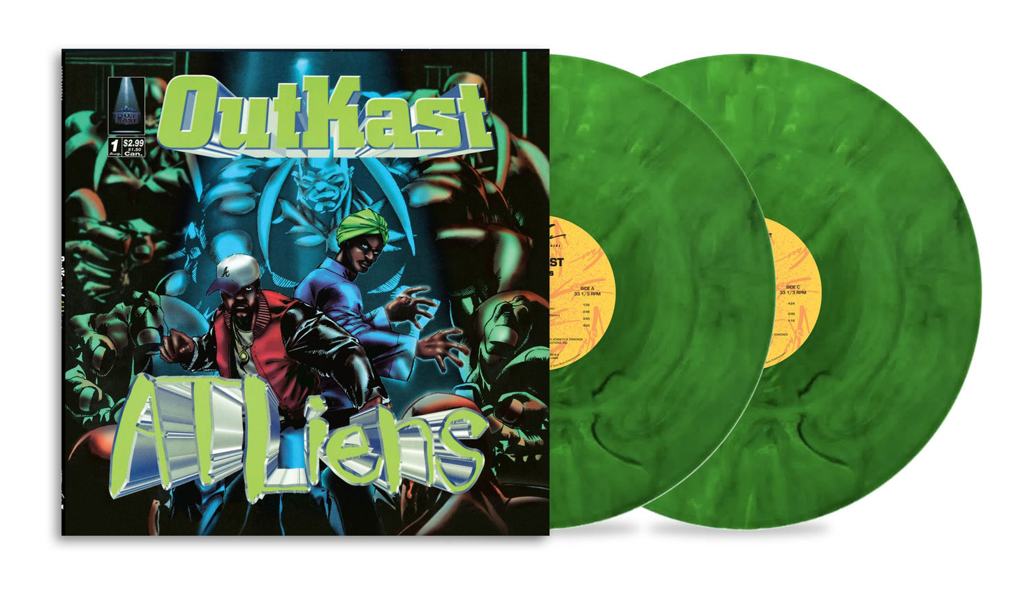 Outkast - ATLiens  2x Vinyl, LP, Album, Reissue, Emerald Forest