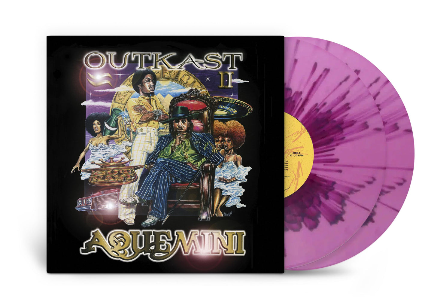 Outkast - Aquemini  2x Vinyl, LP, Album, Reissue, Pink Jelly Bloom Splatter