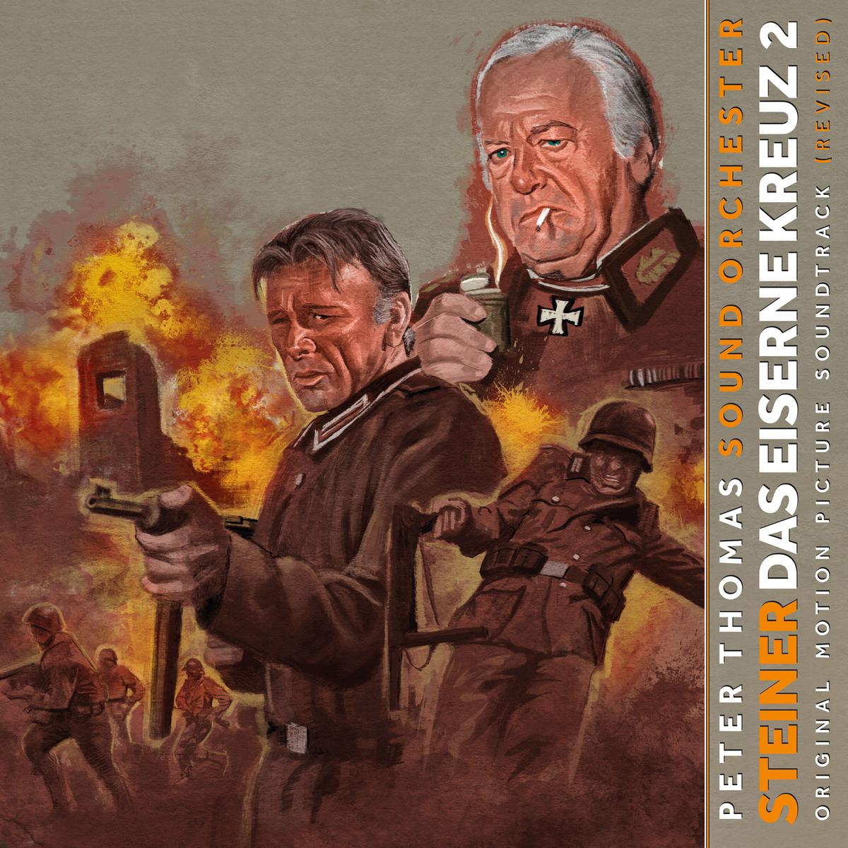 Peter Thomas Sound Orchestra - Steiner - Das Eiserne Kreuz 2 (Original Motion Picture Soundtrack) Vinyl, LP, Album, Limited Edt orange