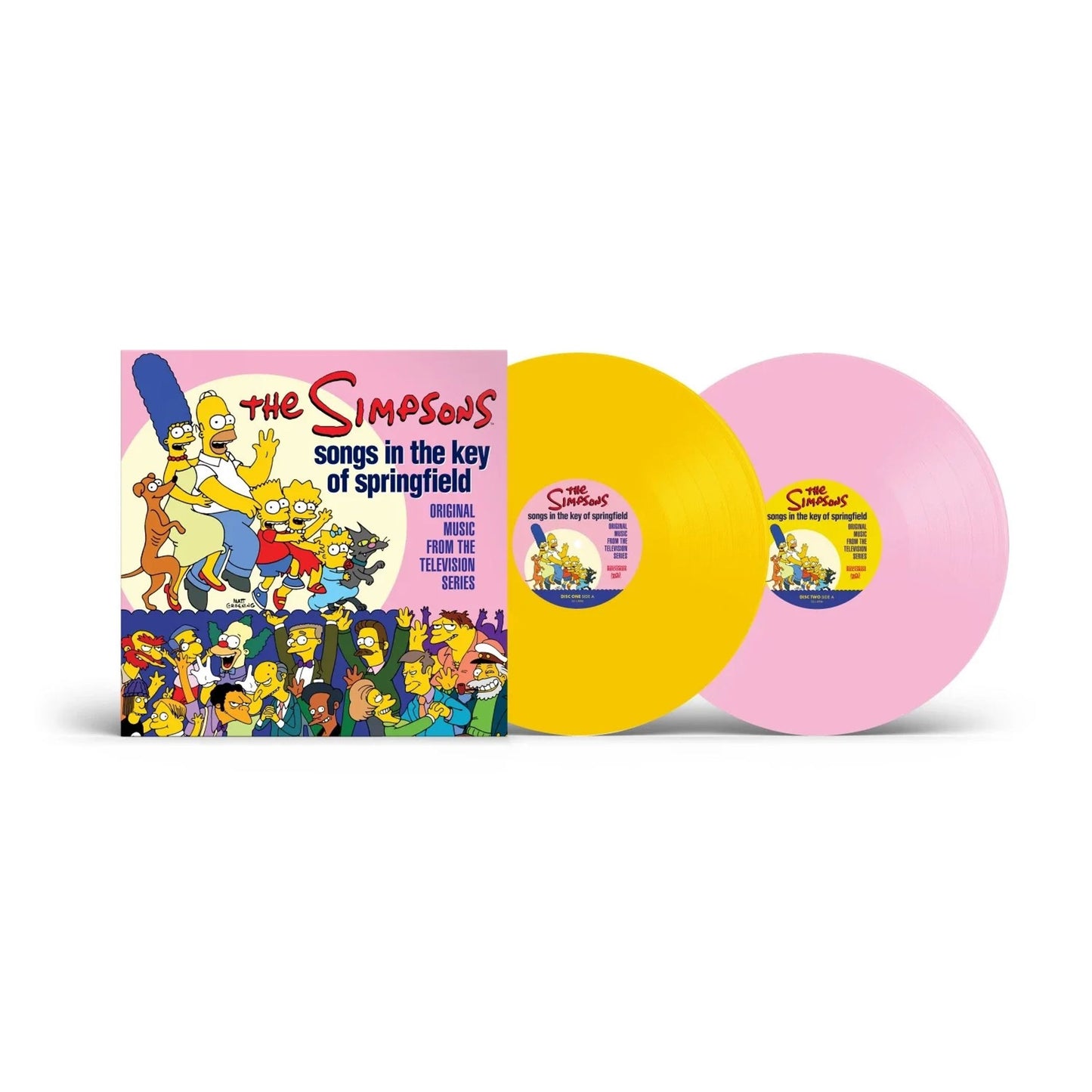 Songs In The Key Of Springfield (Original Music From The Simpsons) 2x Vinyl, LP, Compilation, Special Edt Yellow & Pink