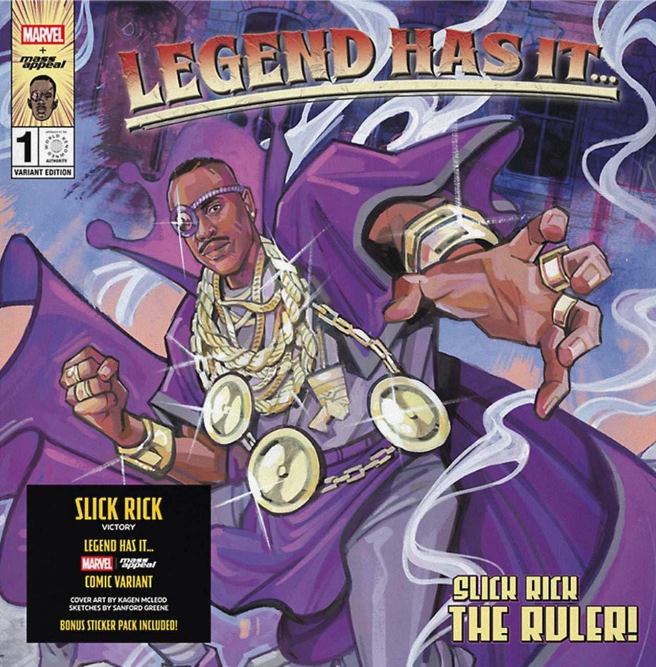 Slick Rick - Victory Vinyl, LP, Album, Marvel Variant