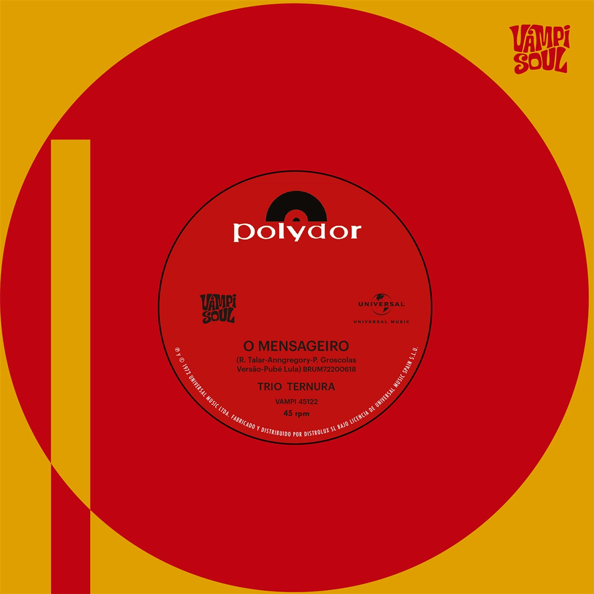 Trio Ternura – O Mensageiro / Razao De Ser Vinyl, 7", Reissue