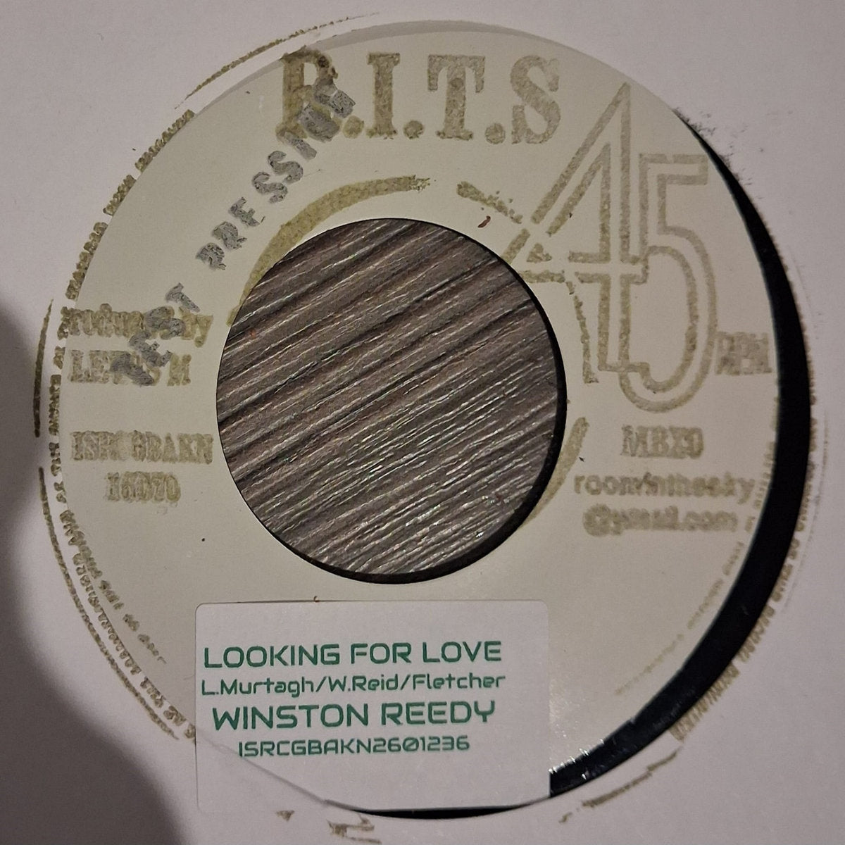Winston Reedy / Vin Gordon - Looking For Love Vinyl, 7"